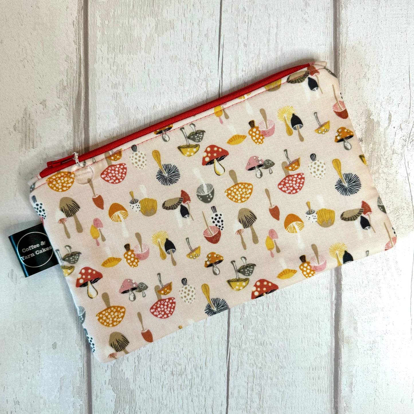 Don't Give A Shitake Mushrooms Zipped Notions Hook DPN Pouch/Case