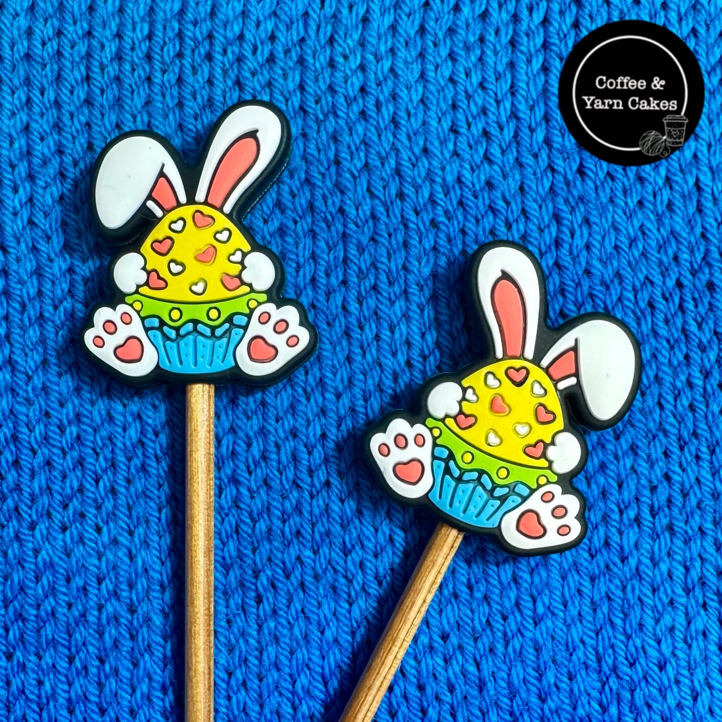 Easter Egg Bunnies Rabbit Stitch Stoppers 1 Pair