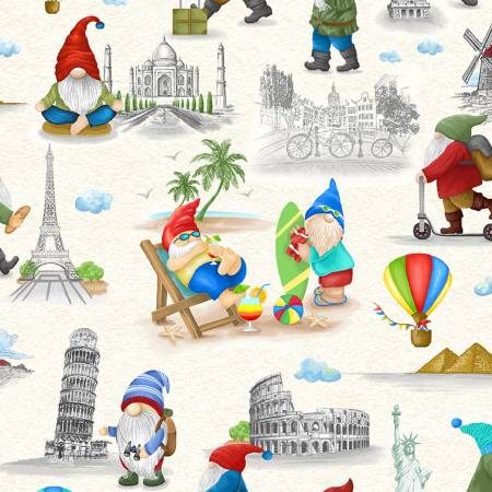 Travel Gnomes Zipped Notions Hook DPN Pouch/Case