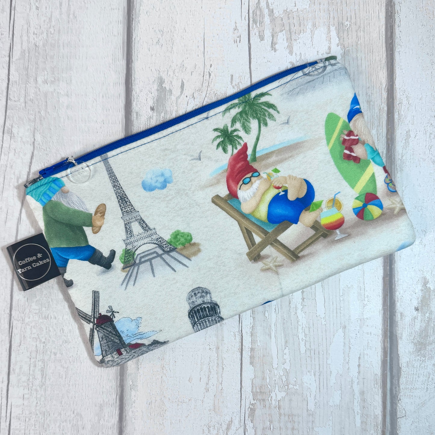Travel Gnomes Zipped Notions Hook DPN Pouch/Case
