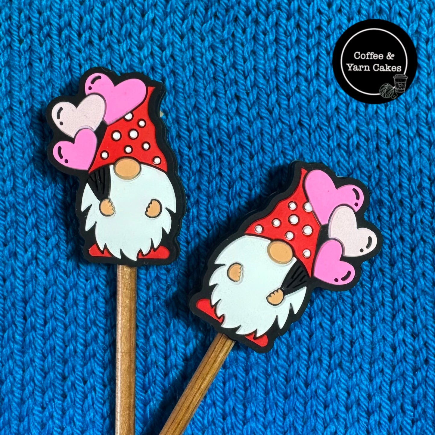 Love Heart Gnomes Gonks Maschenstopper 1 Paar