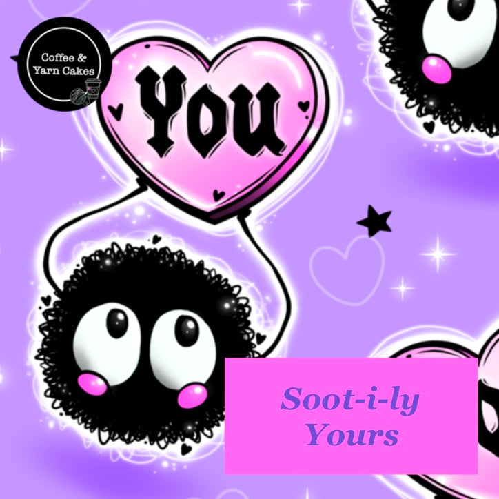 Soot-i-ly Yours Zipped Project Bag - Extra Large Size