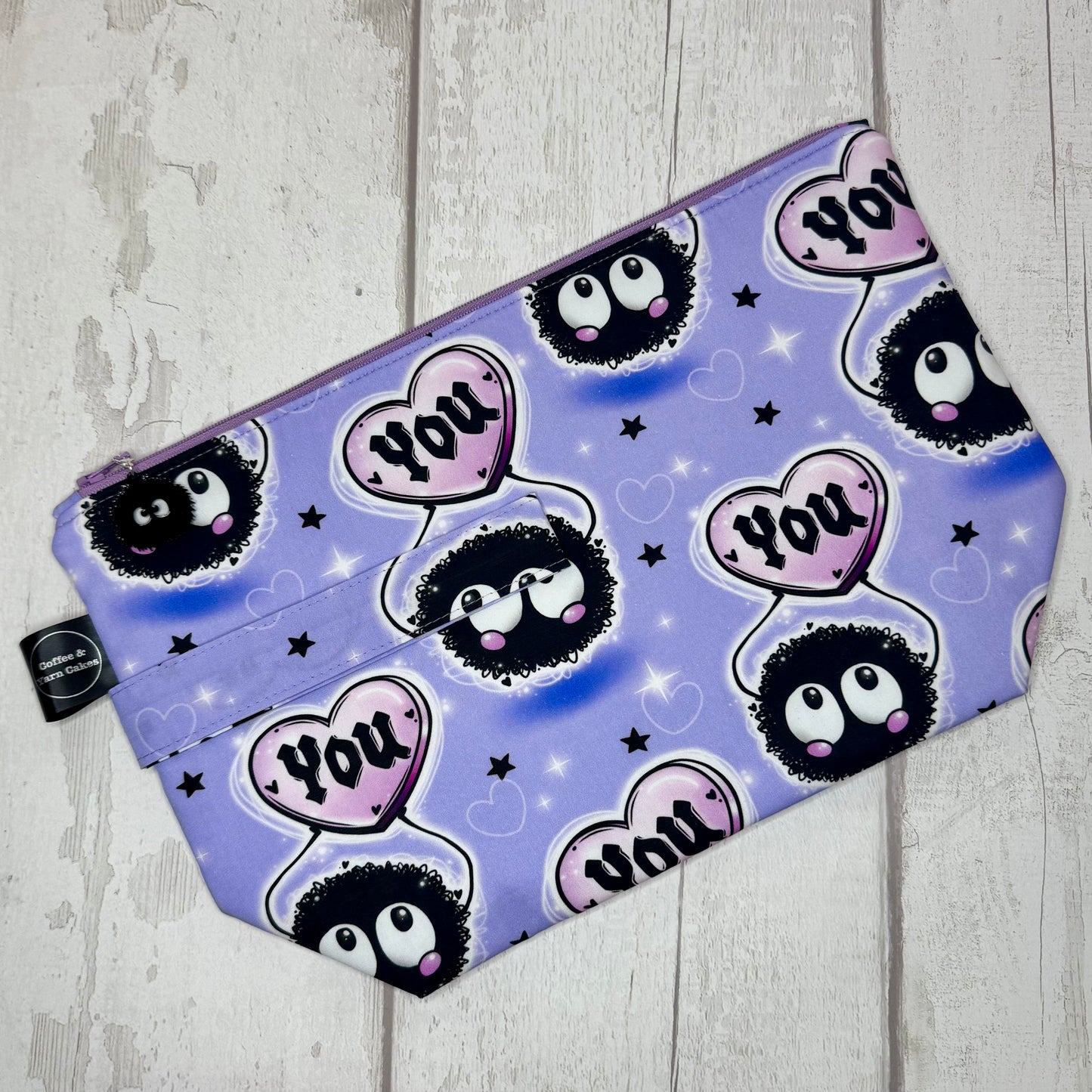 Soot-i-ly Yours Zipped Project Bag - Large Size