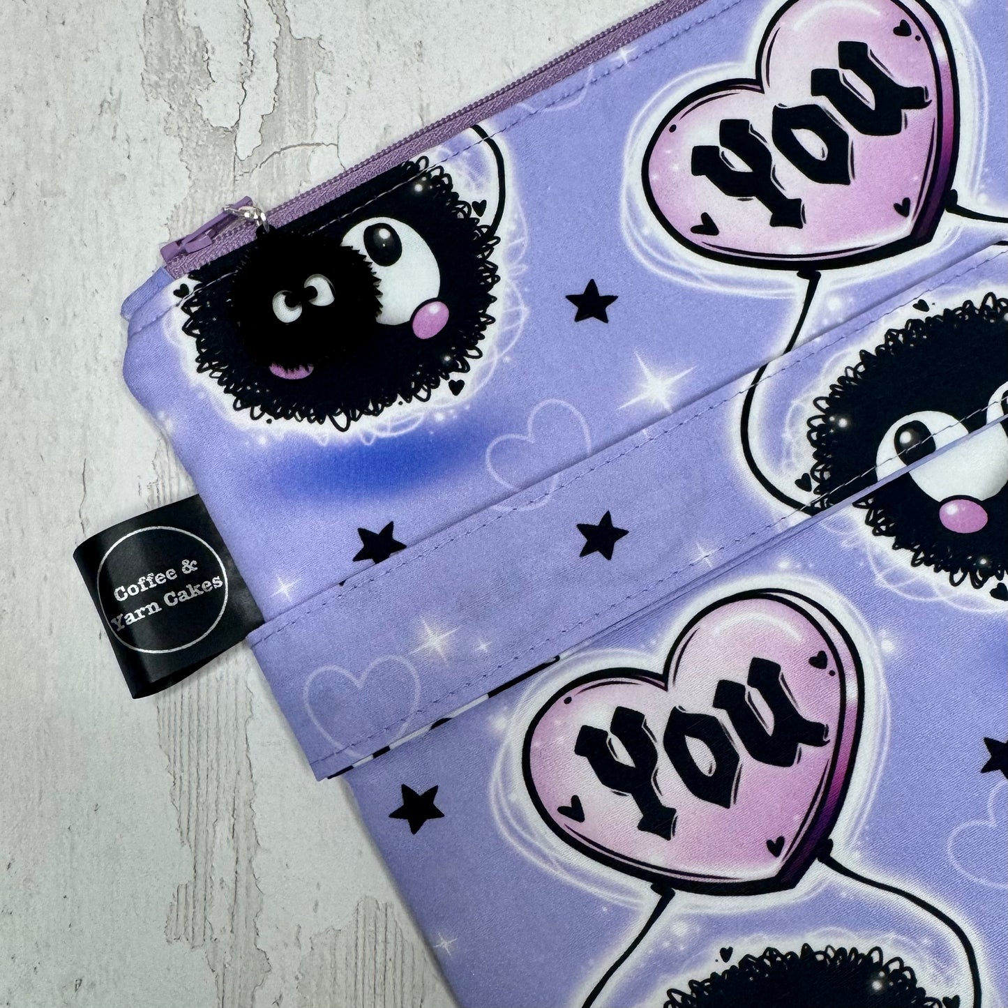 Soot-i-ly Yours Zipped Project Bag - Large Size