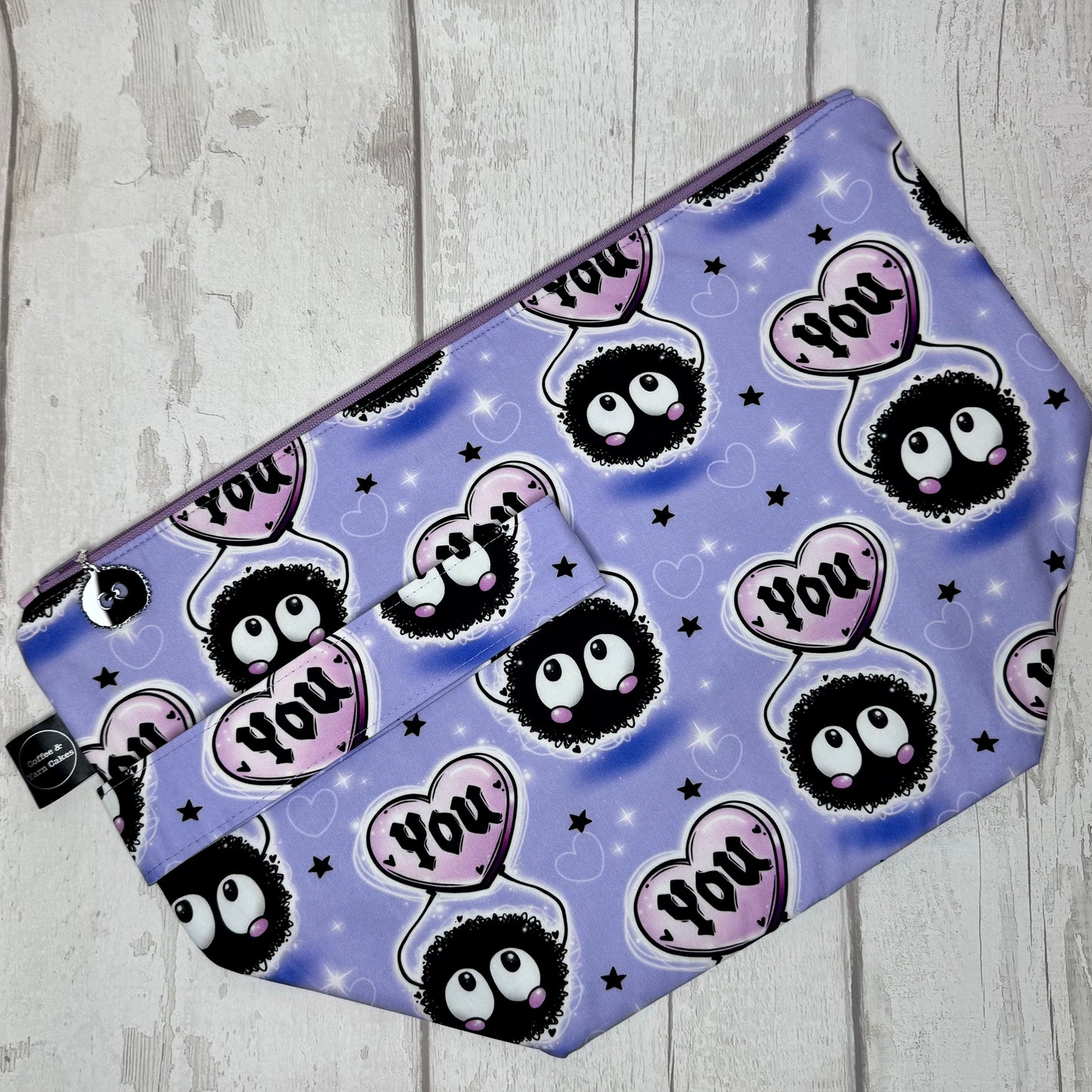 Soot-i-ly Yours Zipped Project Bag - Extra Large Size