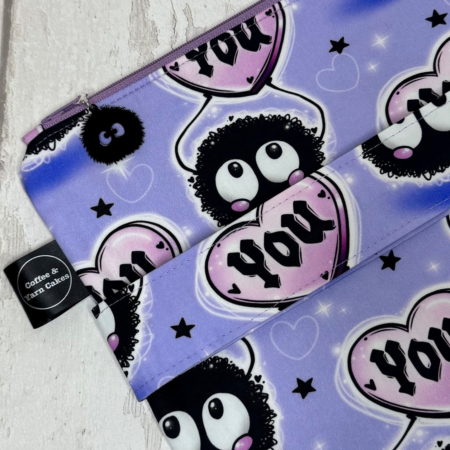 Soot-i-ly Yours Zipped Project Bag - Extra Large Size