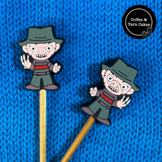 Freddy Krueger Nightmare on Elm Street Horror Stitch Stoppers 1 Pair