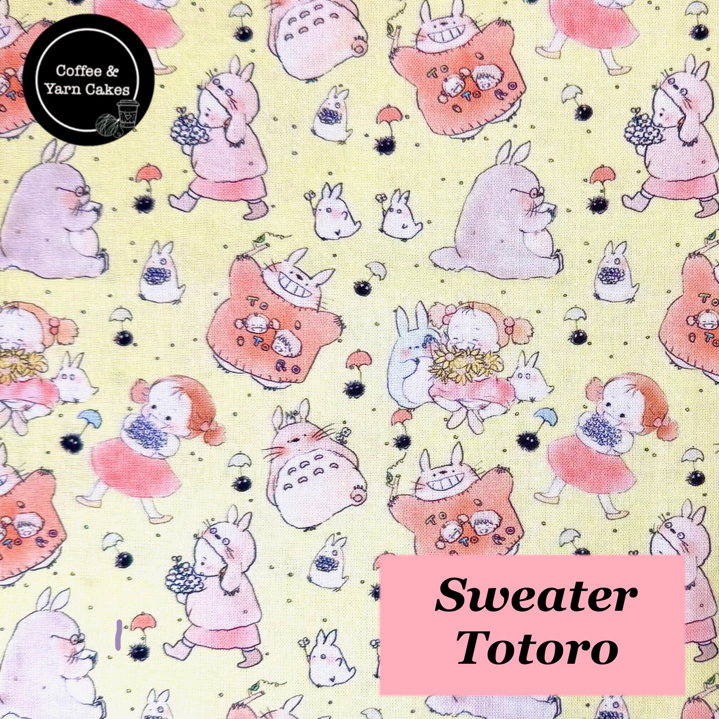 Sweater Totoro Zipped Notions Hook DPN Pouch/Case