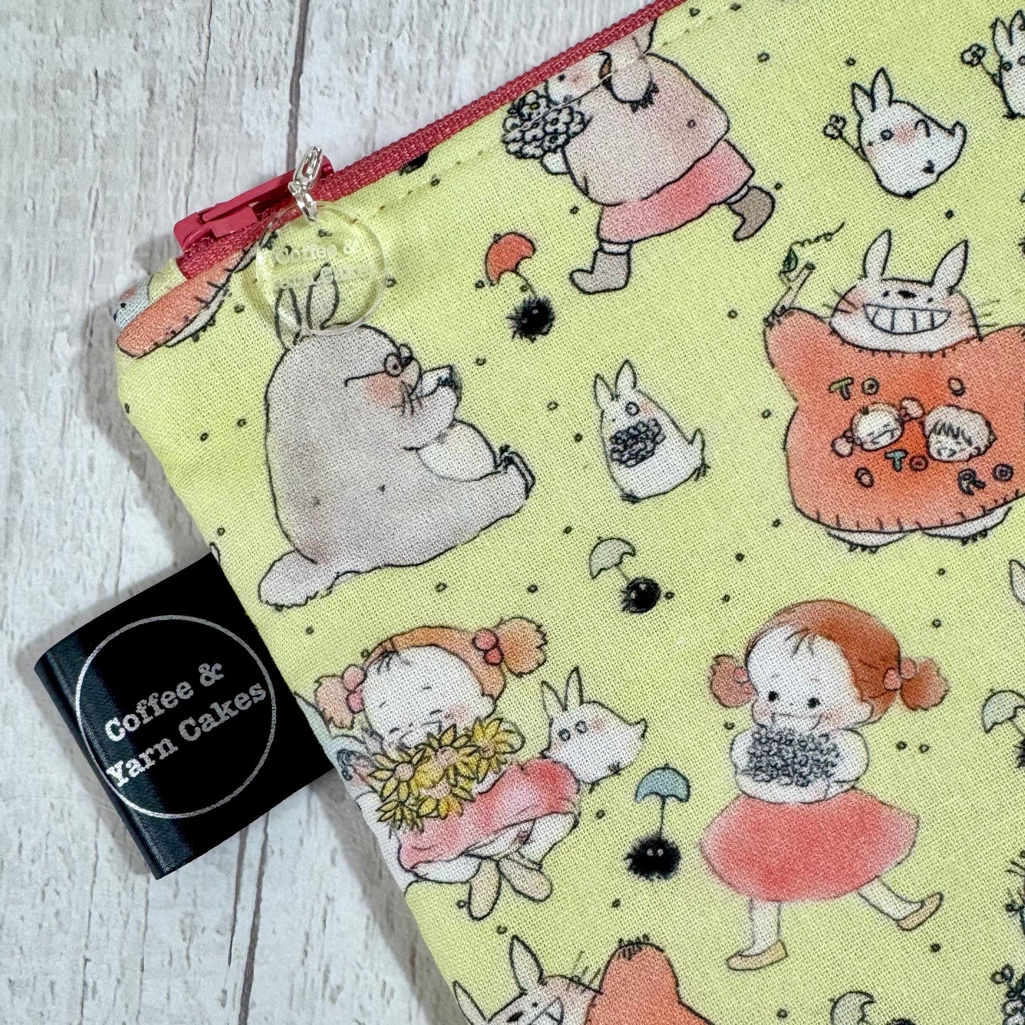 Sweater Totoro Zipped Notions Hook DPN Pouch/Case