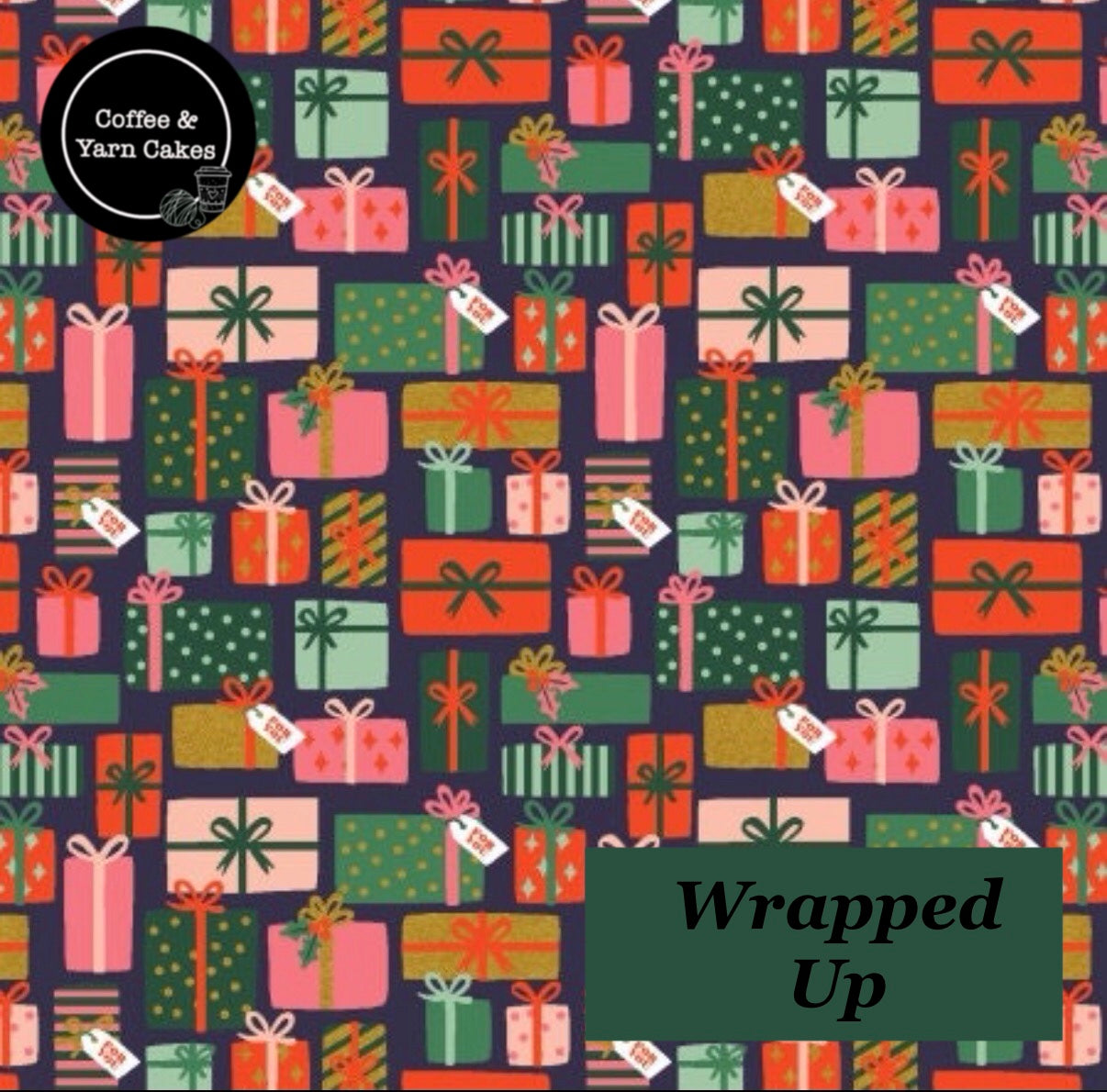 Holiday Gifts Zipped Project Bag - Small/Sock Size