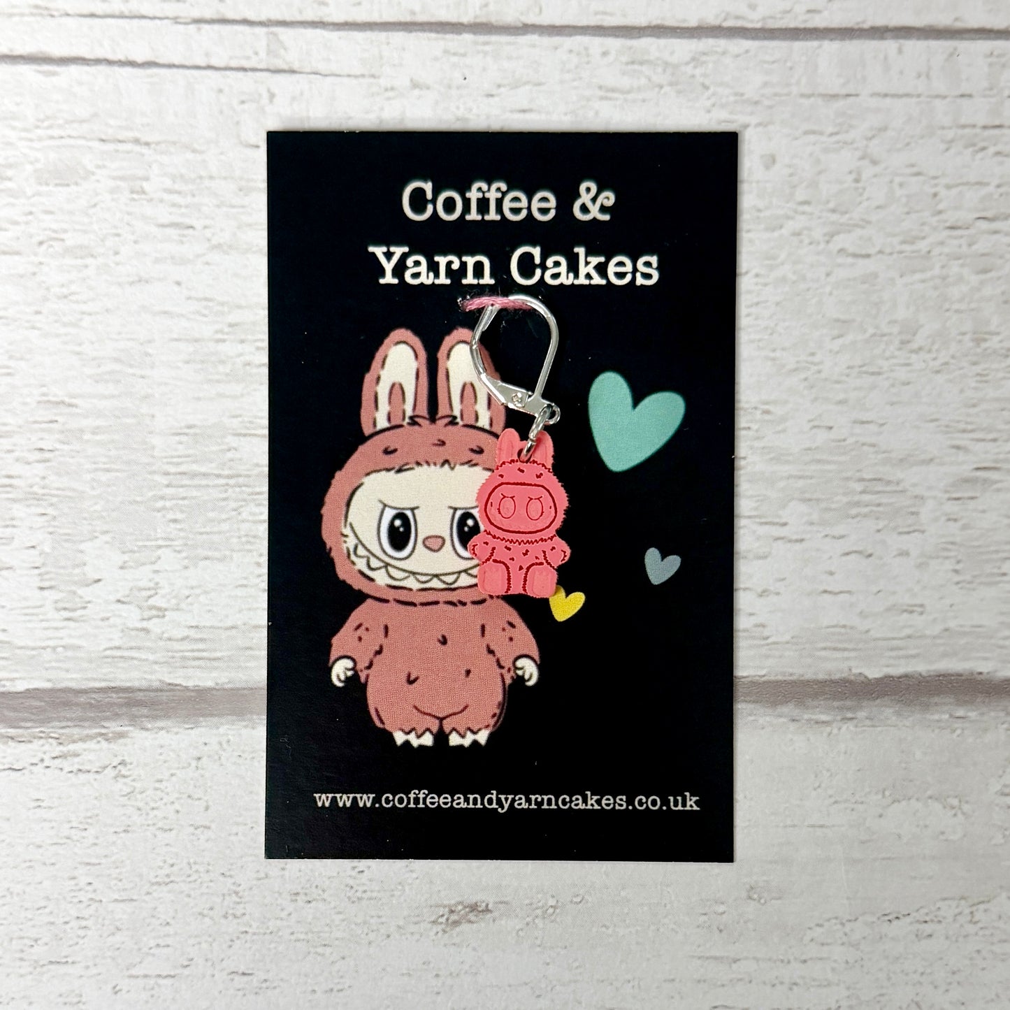 Labubu Love Stitch Marker Progress Keeper