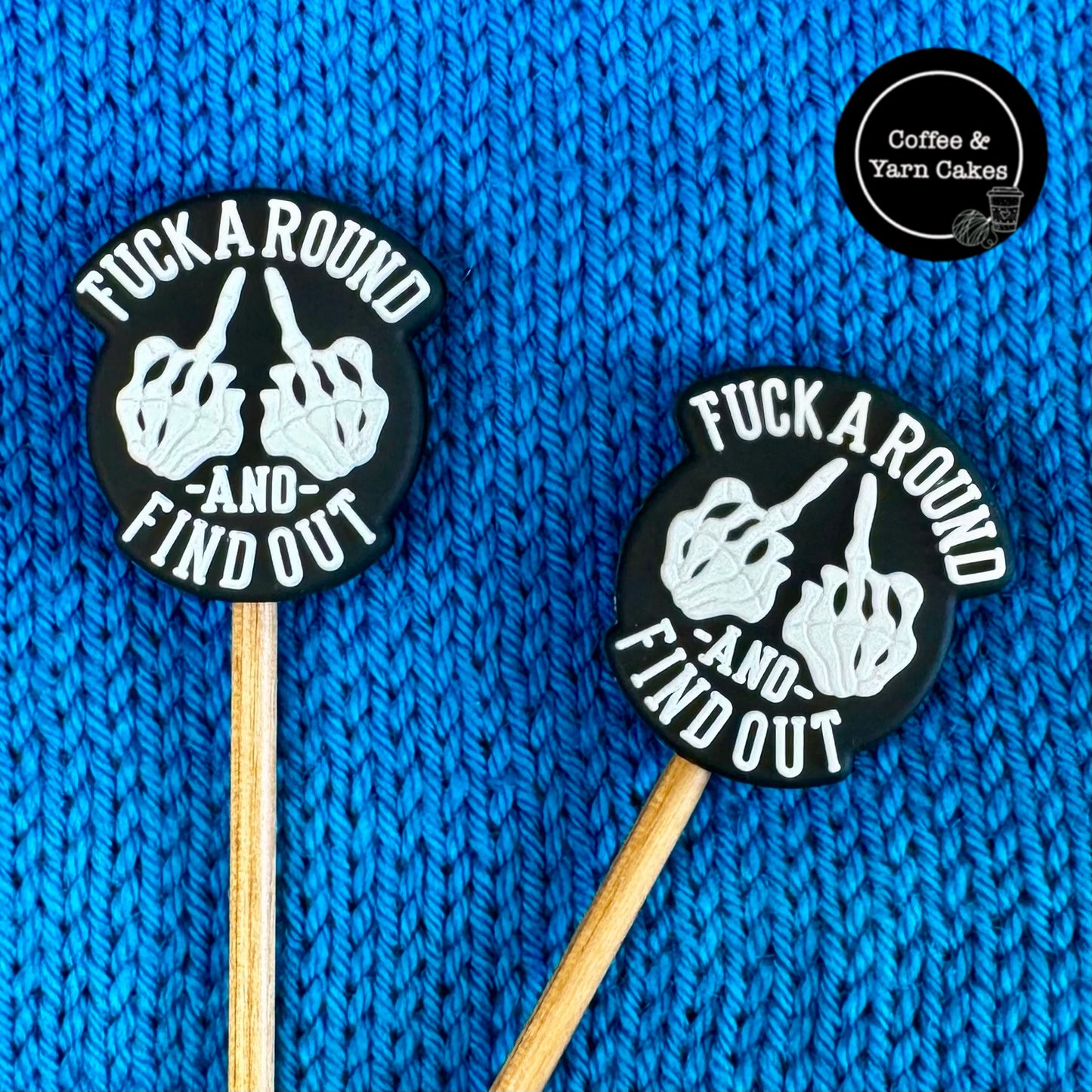 Fuck Around and Find out Sweary Stitch Stoppers 1 Pair