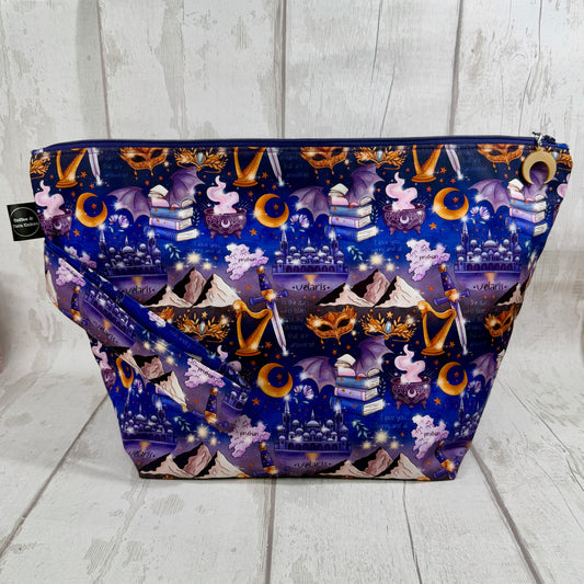 To The Stars Who Listen Zipped Project Bag - Extra Large Size