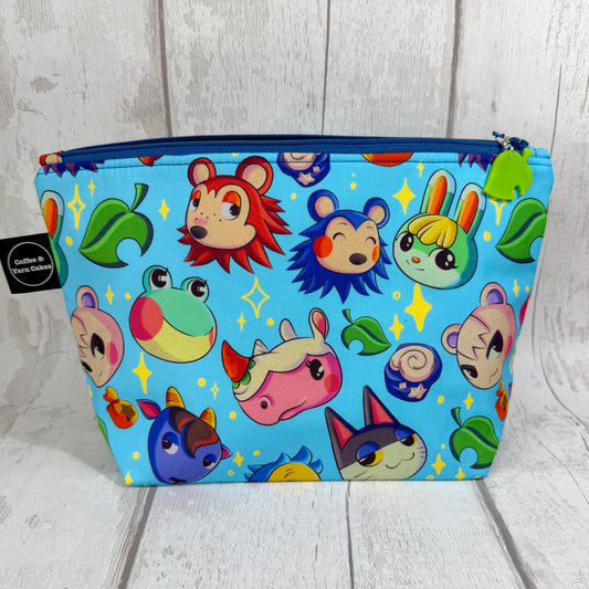AC Villagers Zipped Project Bag - Small/Sock Size