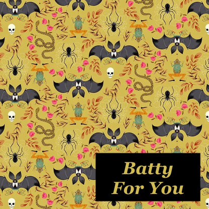 Batty For You Drawstring Project Bag - Large/Extra Large