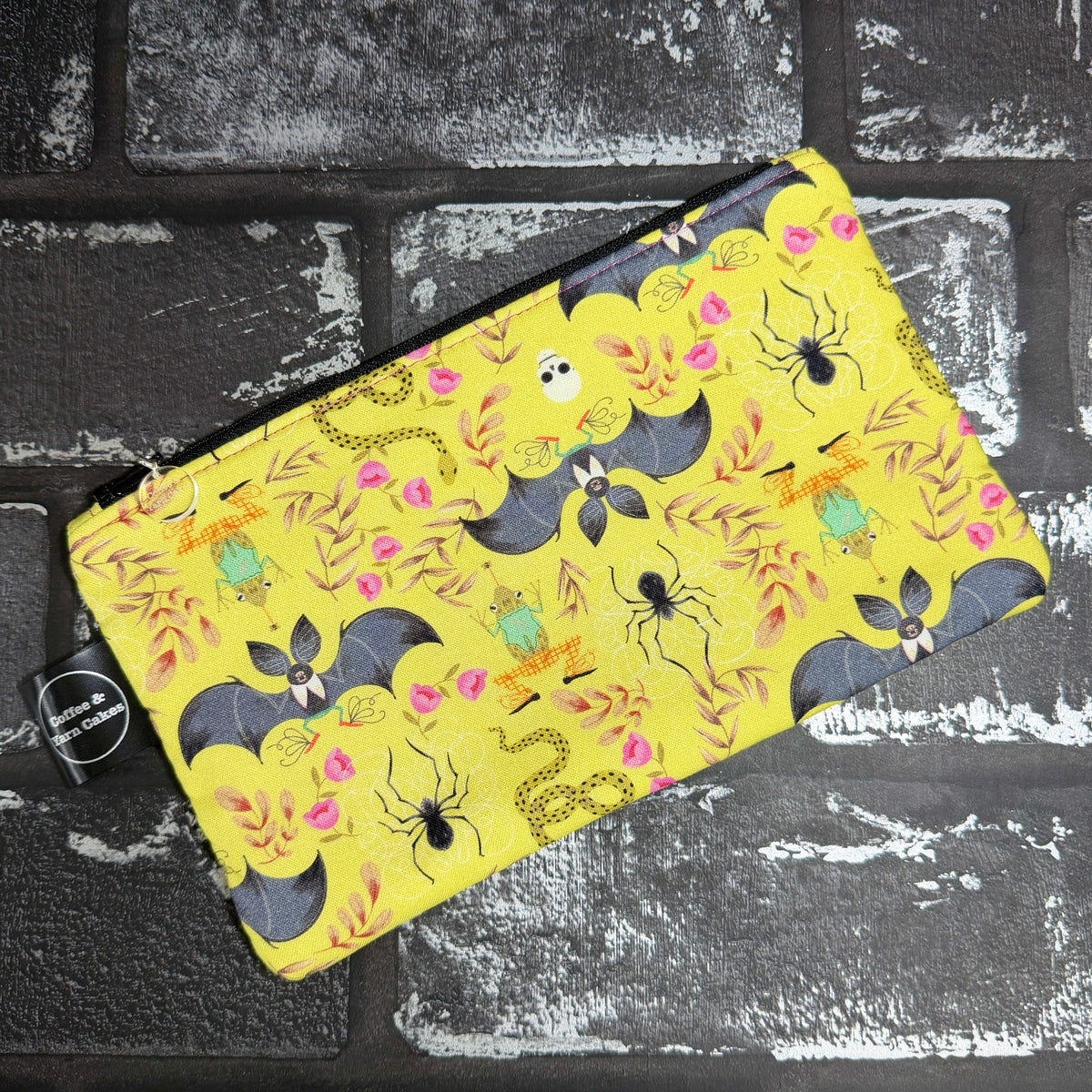 Batty For You Zipped Notions Hook DPN Pouch/Case