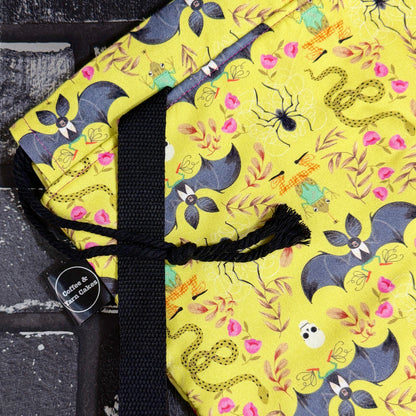 Batty For You Drawstring Project Bag - Large/Extra Large