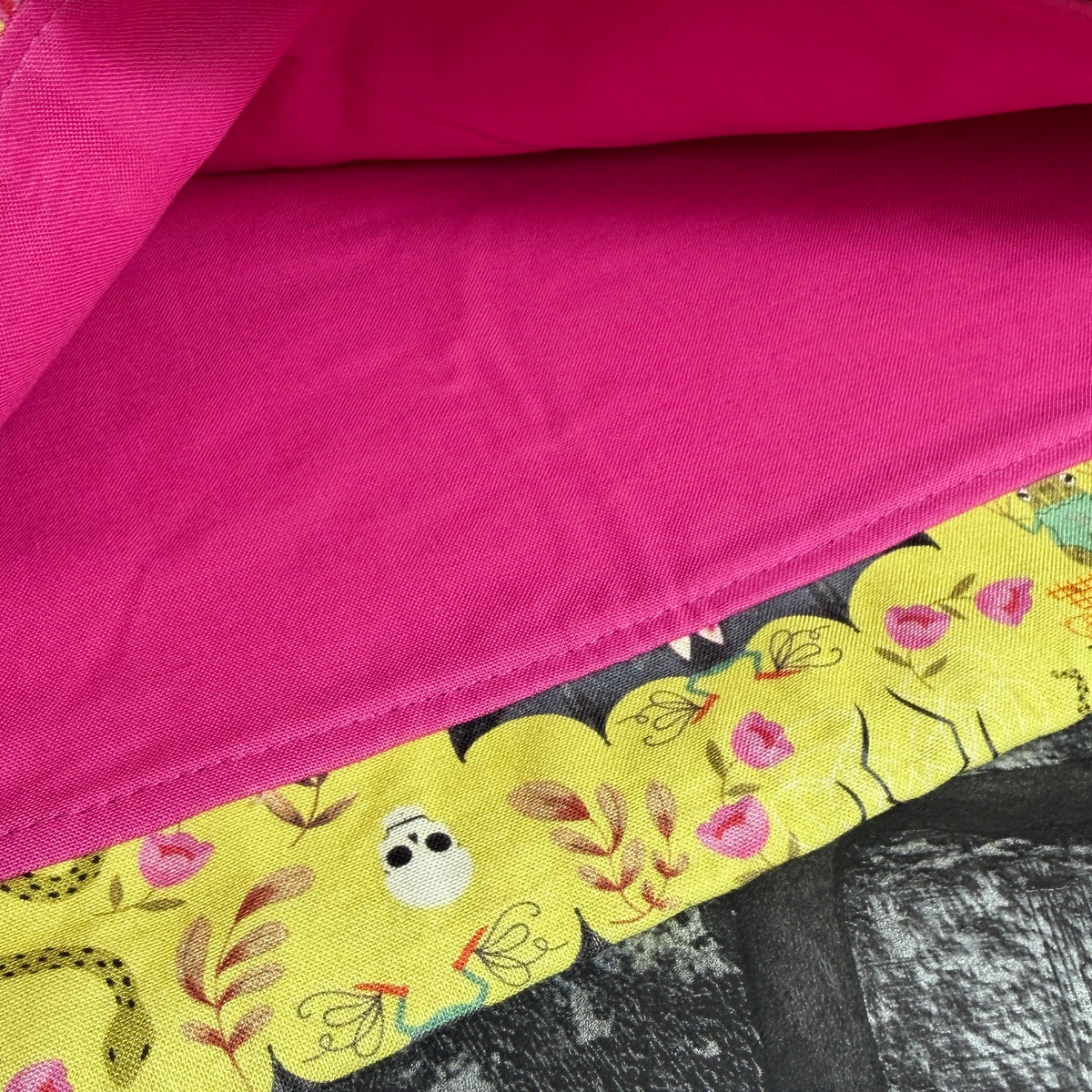 Batty For You Zipped Project Bag - Extra Large Size