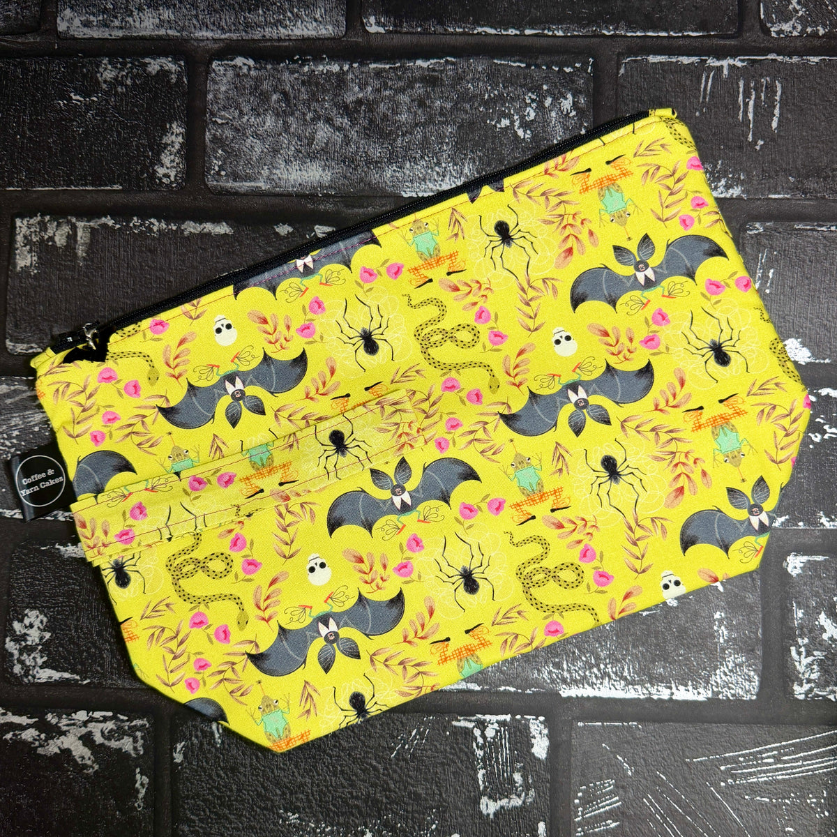 Batty For You Zipped Project Bag - Large Size