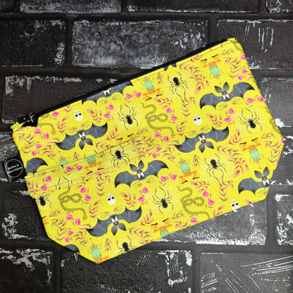 Batty For You Zipped Project Bag - Large Size
