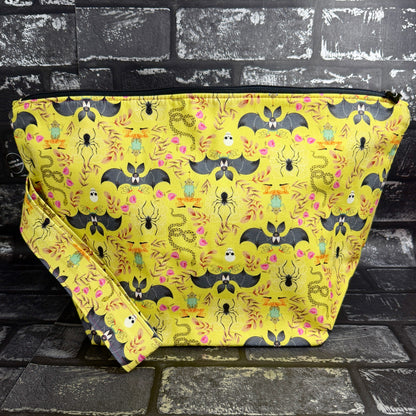 Batty For You Zipped Project Bag - Extra Large Size