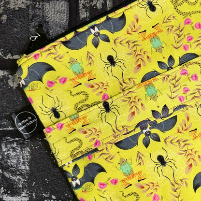 Batty For You Zipped Project Bag - Extra Large Size