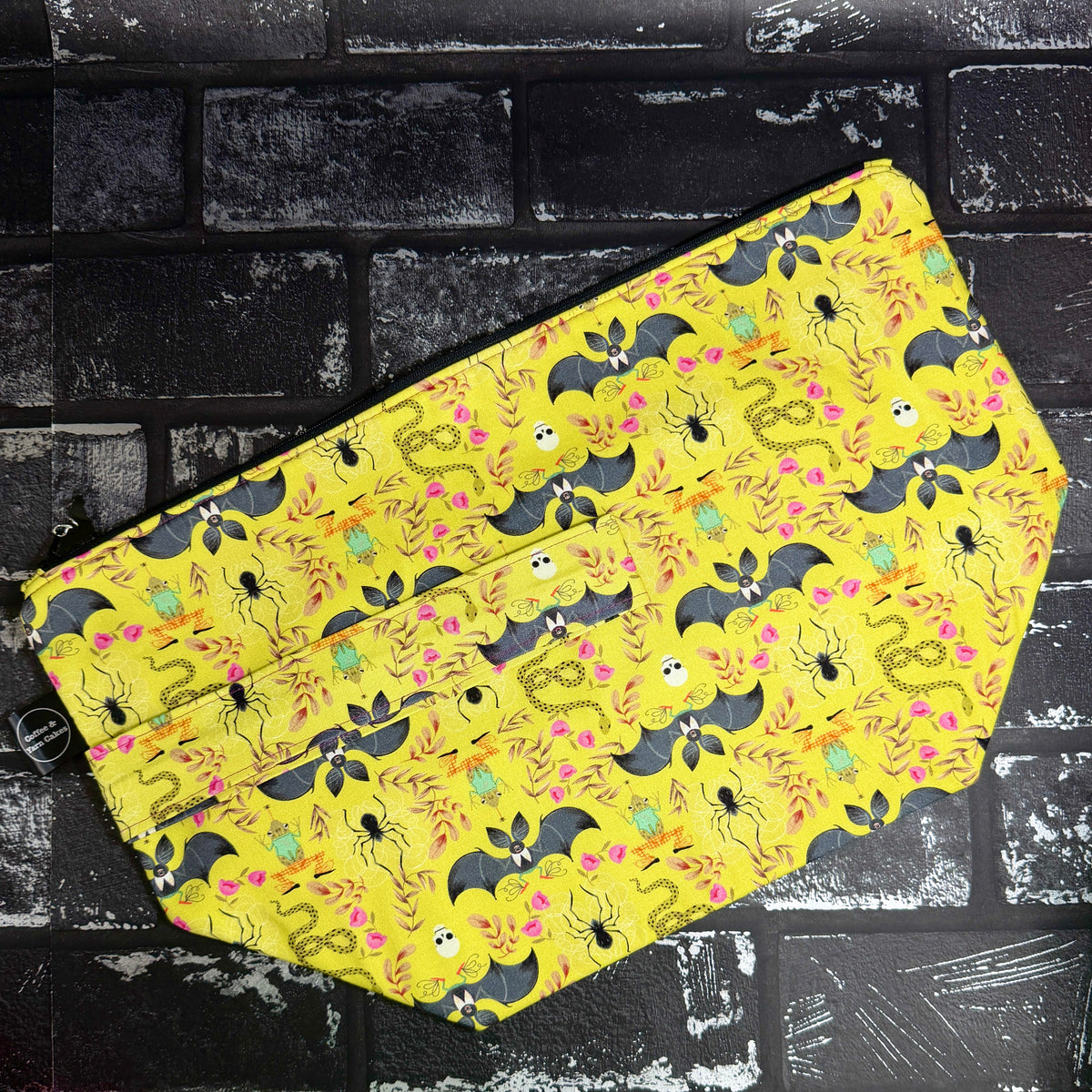 Batty For You Zipped Project Bag - Extra Large Size