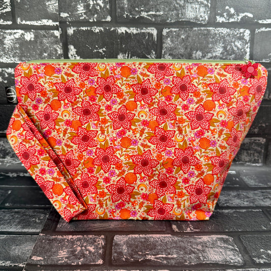 Cottagecore Demogorgon Zipped Project Bag - Extra Large Size