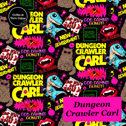 Dungeon Crawler Carl Zipped Project Bag - Extra Large Size