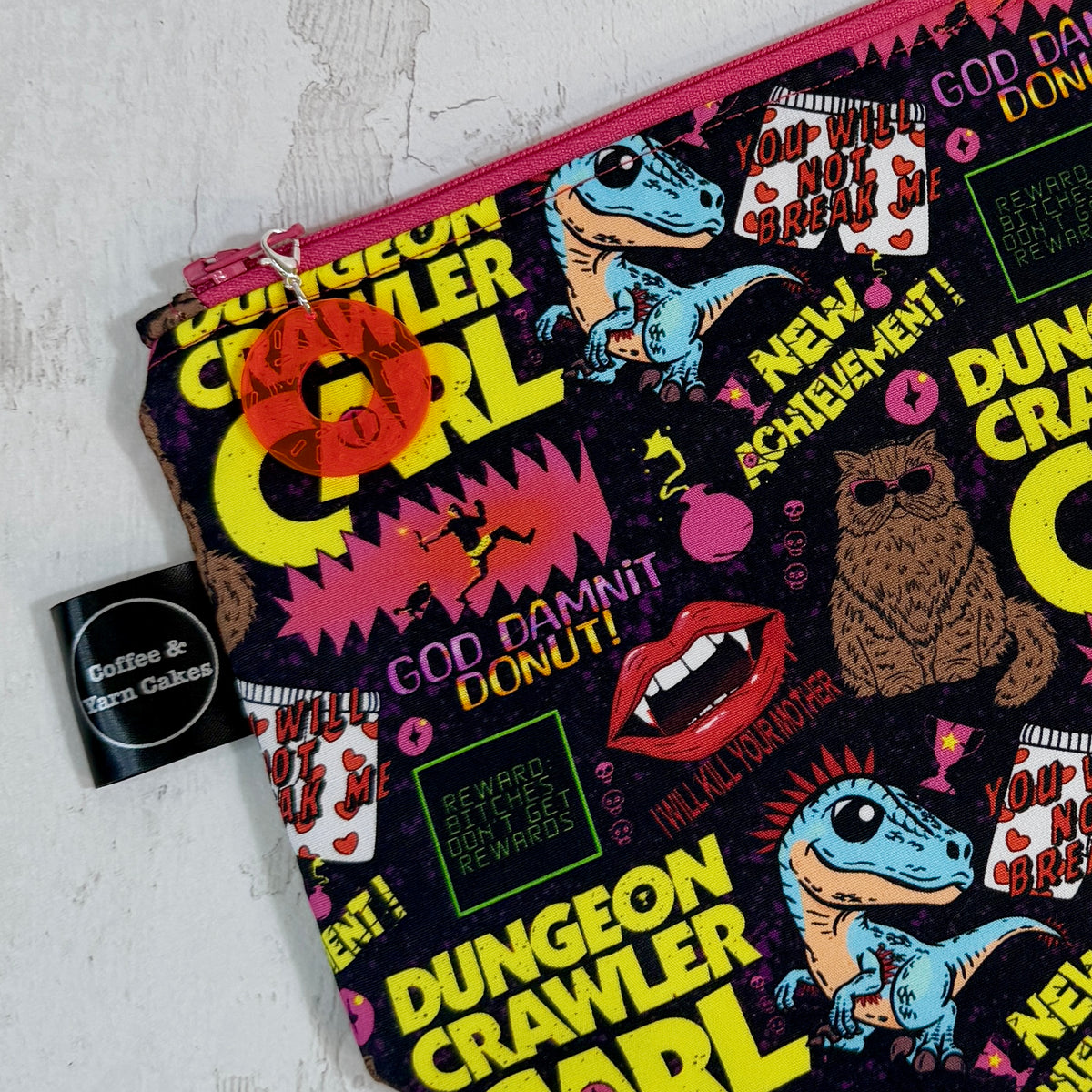 Dungeon Crawler Carl Zipped Project Bag - Small/Sock Size