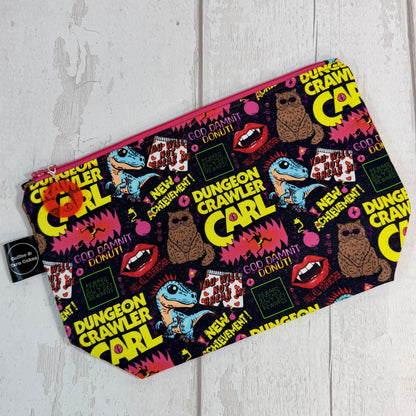 Dungeon Crawler Carl Zipped Project Bag - Small/Sock Size