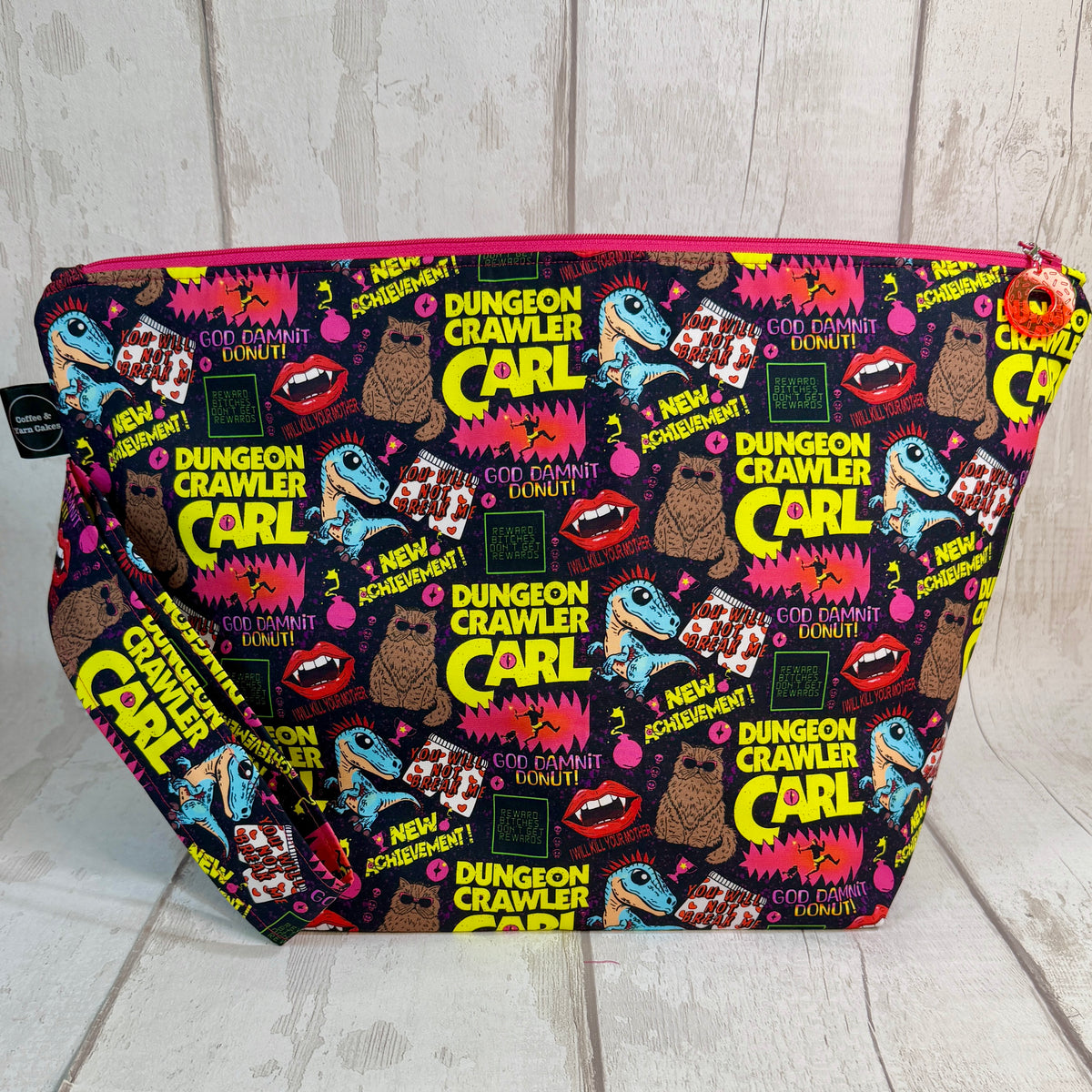 Dungeon Crawler Carl Zipped Project Bag - Extra Large Size