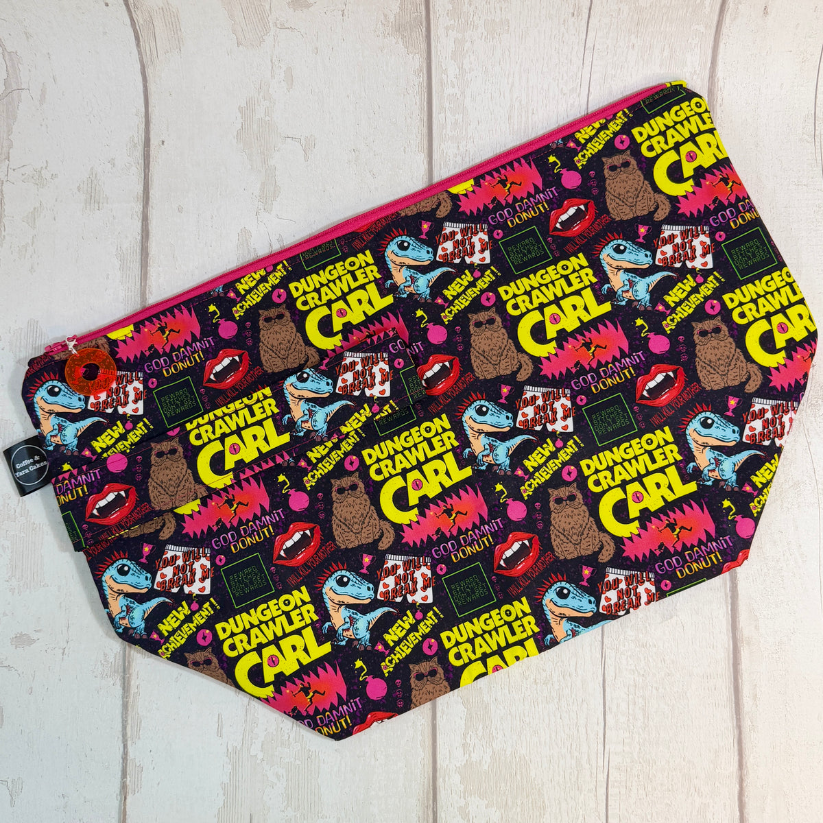 Dungeon Crawler Carl Zipped Project Bag - Extra Large Size