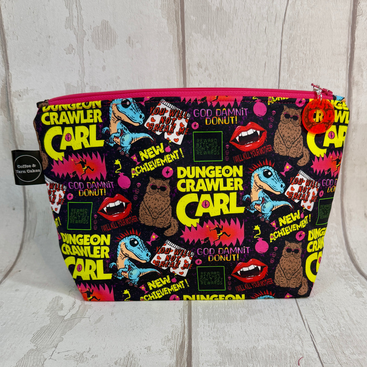 Dungeon Crawler Carl Zipped Project Bag - Small/Sock Size