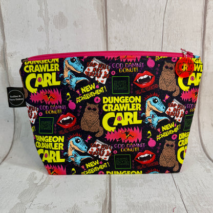 Dungeon Crawler Carl Zipped Project Bag - Small/Sock Size