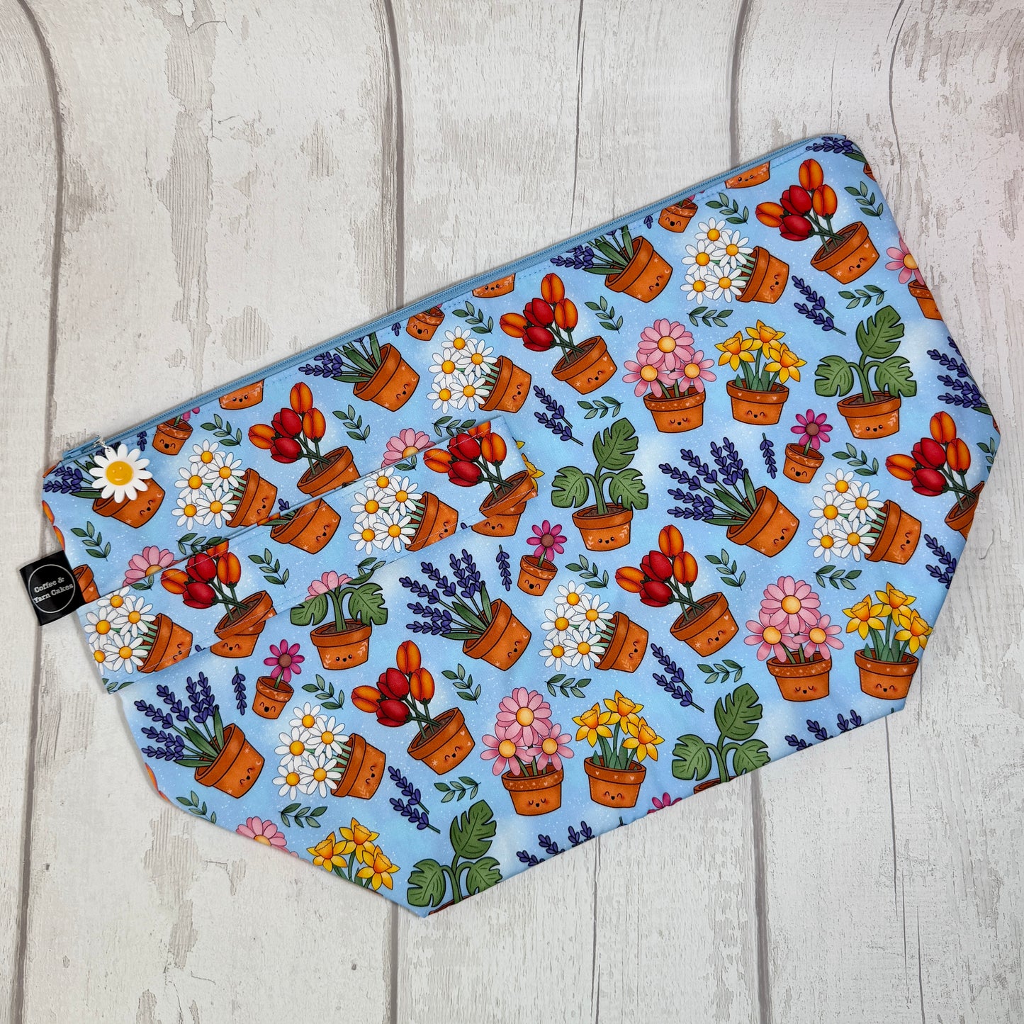 Sac à projets zippé Forest Journal Mushrooms - Taille extra large