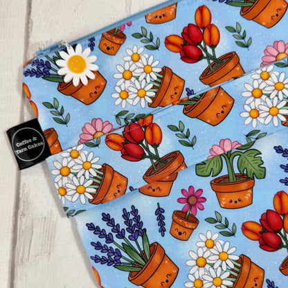 Sac à projets zippé Forest Journal Mushrooms - Taille extra large