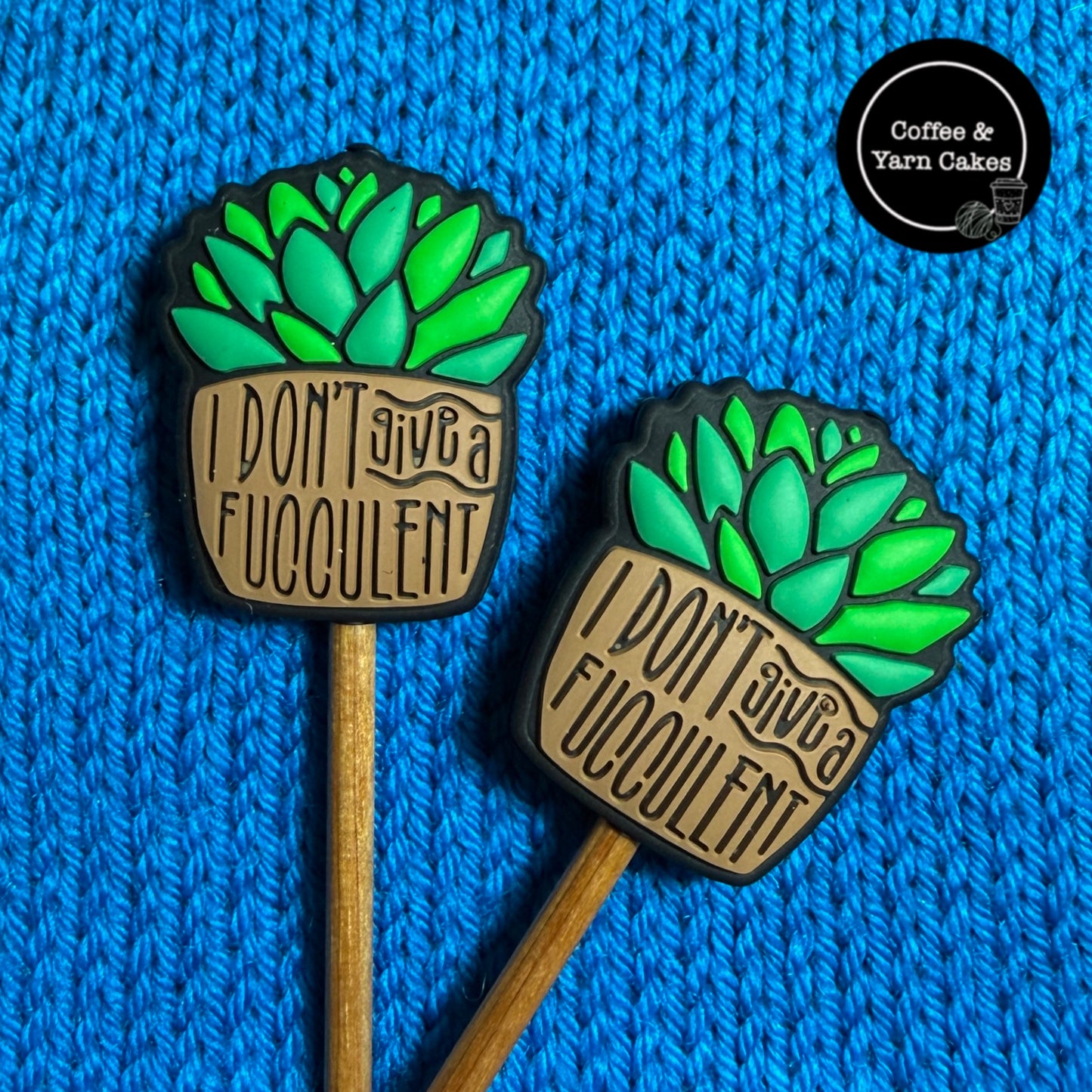 I Don’t Give A Fucculent Plant Stitch Stoppers 1 Pair