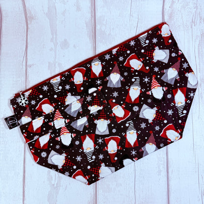 Snowflake Gnomes Zipped Project Bag - Extra Large Size