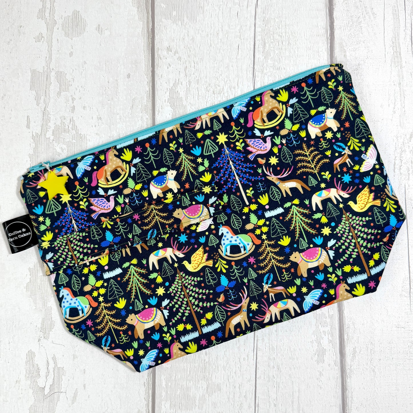 Blitzened Zipped Project Bag - Large Size