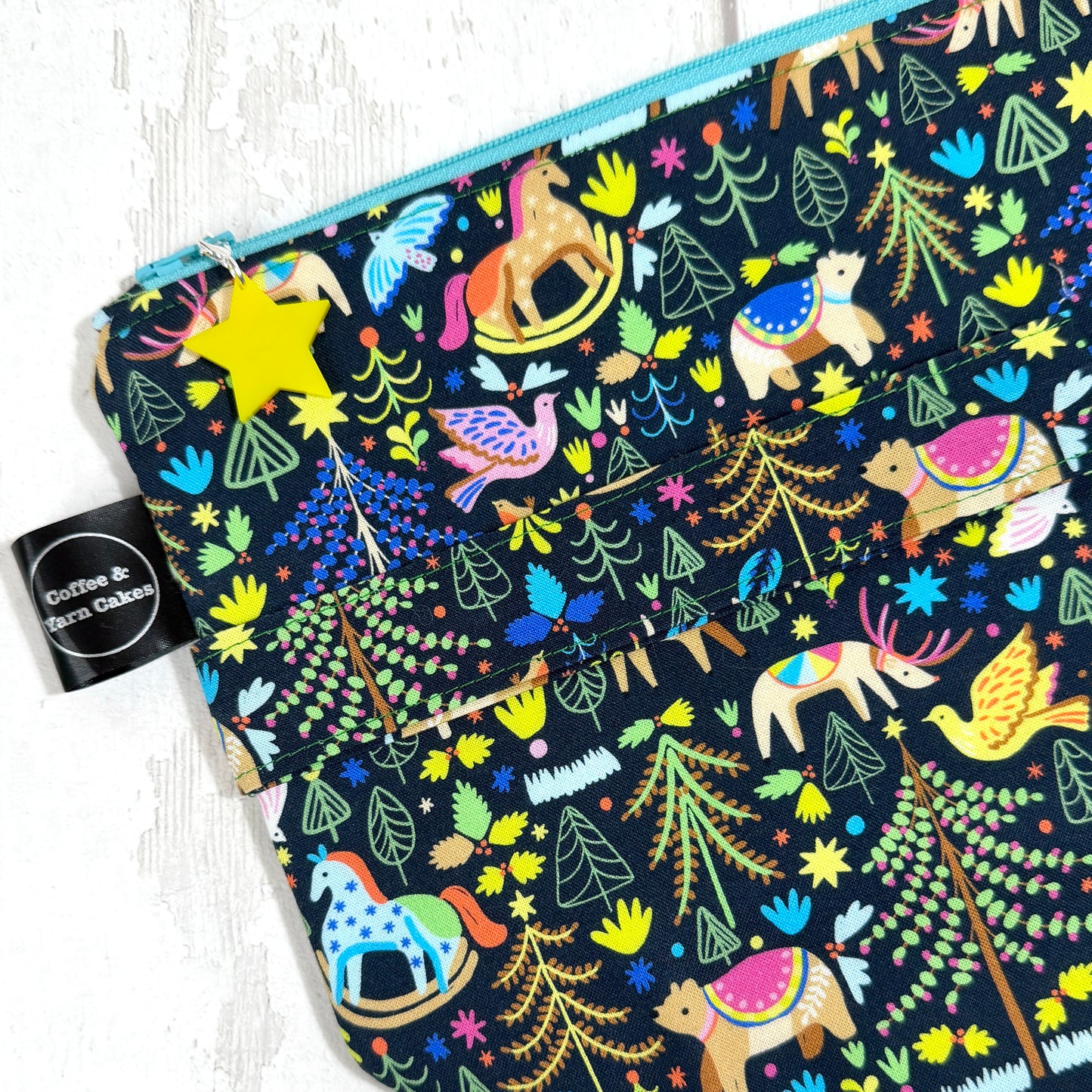 Blitzened Zipped Project Bag - Large Size