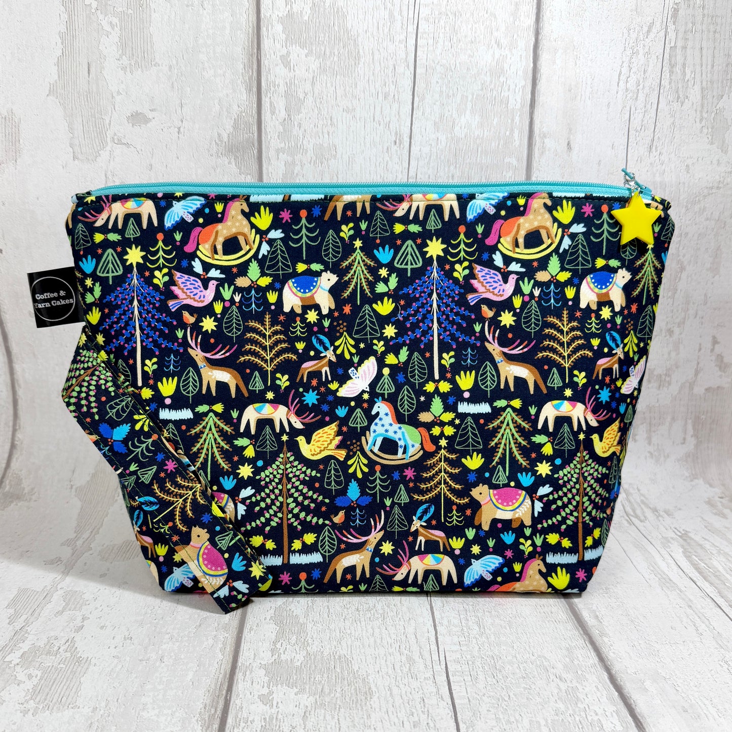 Blitzened Zipped Project Bag - Large Size