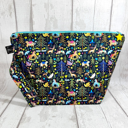 Blitzened Zipped Project Bag - Extra Large Size