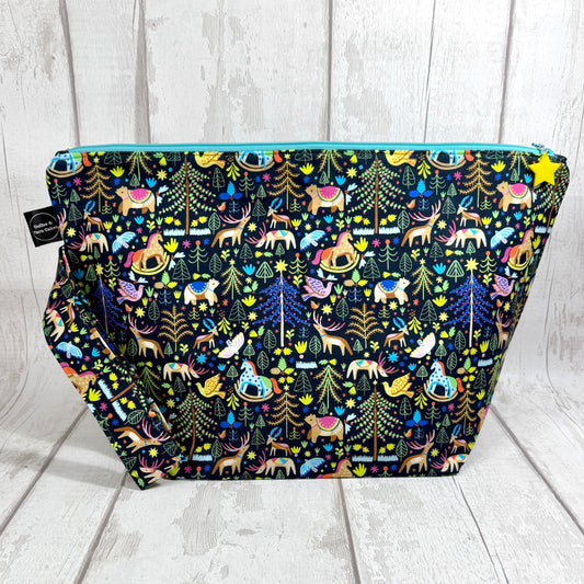Blitzened Zipped Project Bag - Extra Large Size