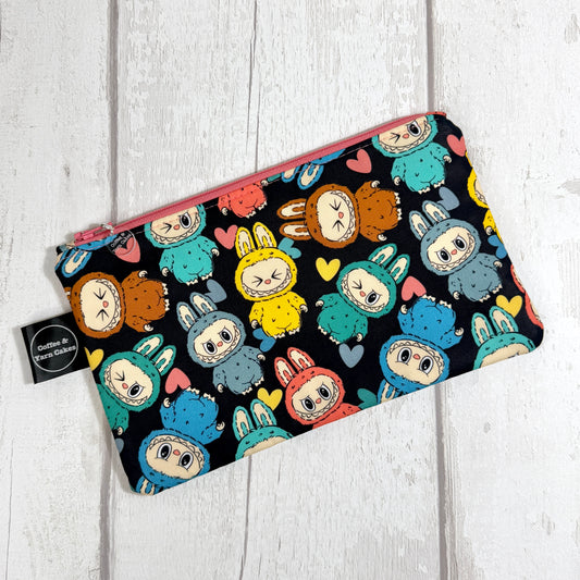 Labubu Love Zipped Notions Hook DPN Pouch/Case