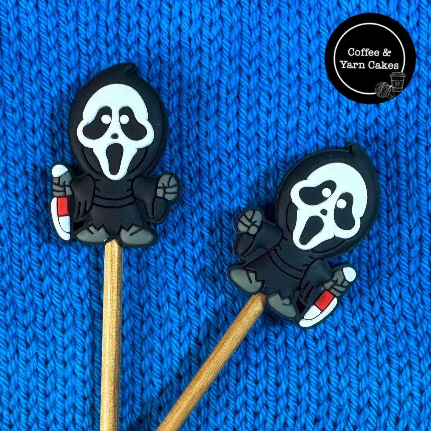 Ghostface Scream Horror Stitch Stoppers 1 Pair