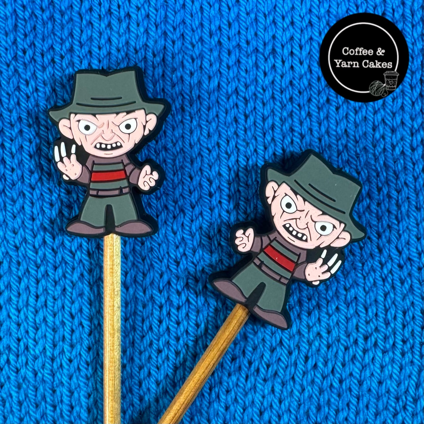 Freddy Krueger Nightmare on Elm Street Horror Stitch Stoppers 1 Pair