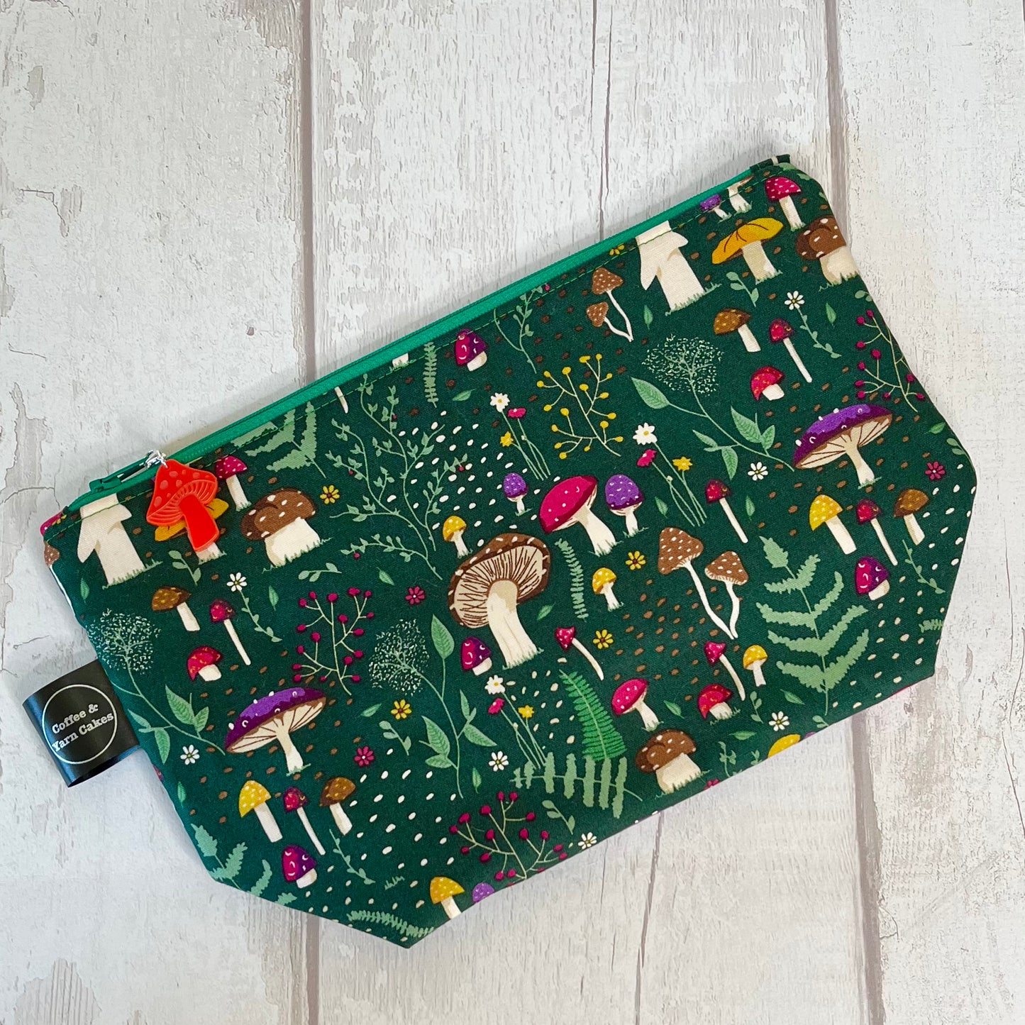 Sac à projets zippé Forest Journal Mushroom - Taille S/Taille chaussette