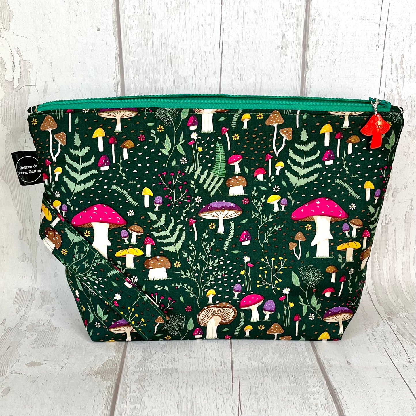Sac à projets zippé Forest Journal Mushroom - Taille S/Taille chaussette