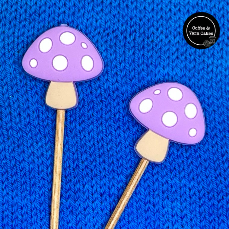Butoirs de mailles fantastiques Champignons lilas Champignons vénéneux 1 paire